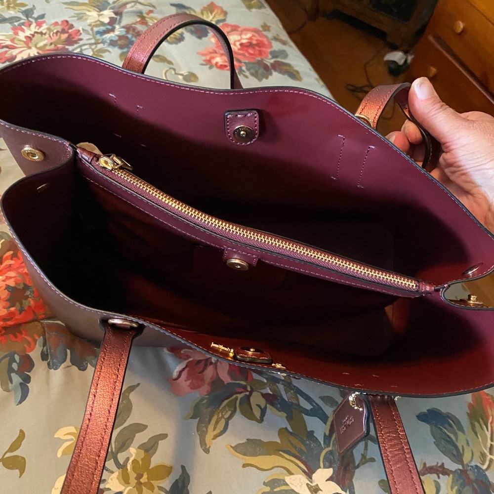 Genuine Coach Leather Handbag - Picture 3 of 5